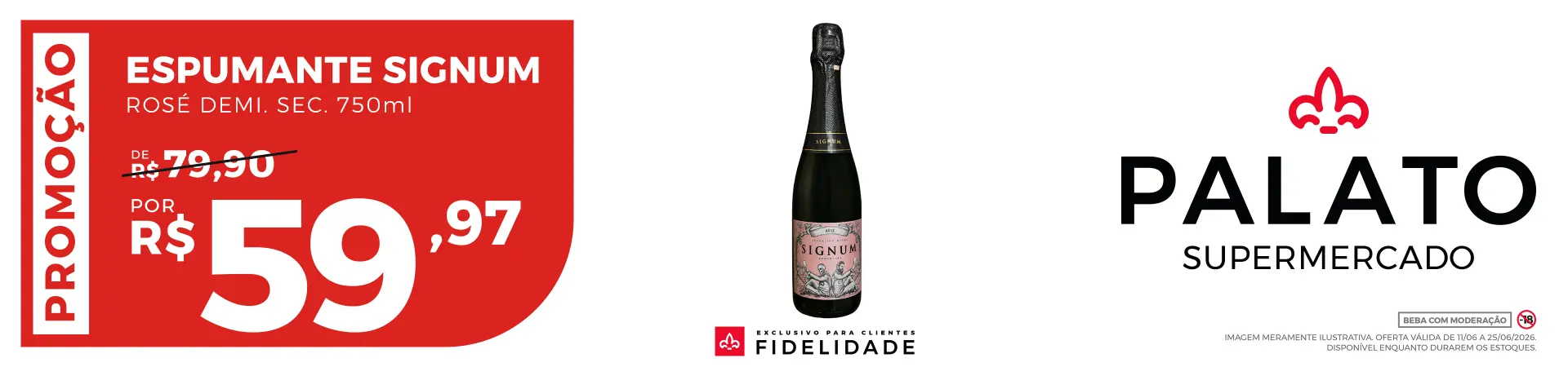 Espumante Signum 750ml Rose Demi sec