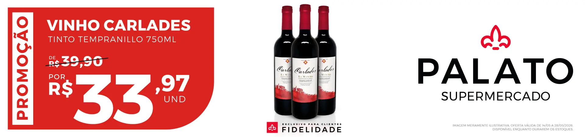 Vinho Carlades 750ml Tto Tempranillo