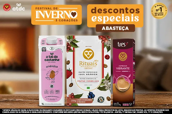 3 corações 29/06 a 05/07