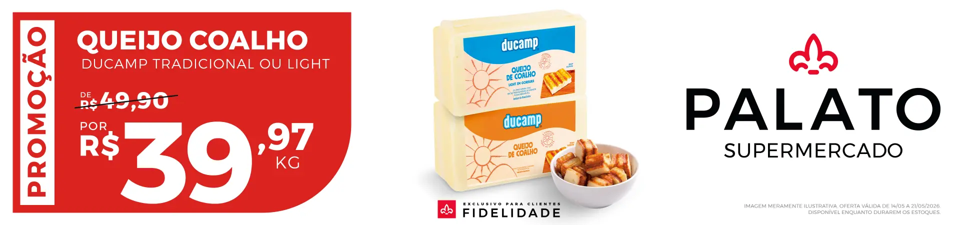 Queijo Coalho Ducamp Kg