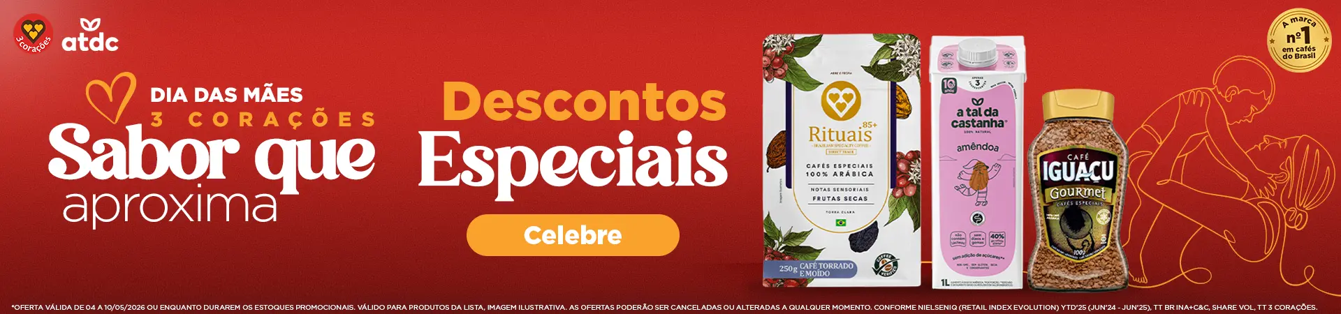 3 corações semana - 04/05 a 10/05