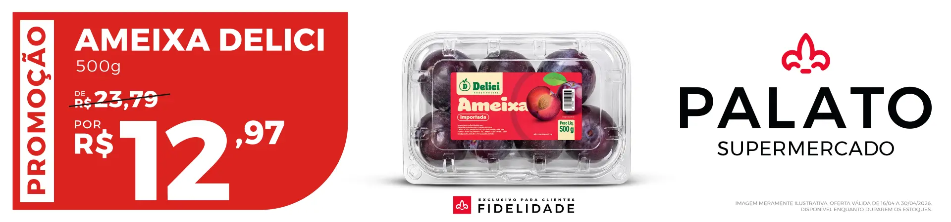 Ameixa Nacional Delici 500G