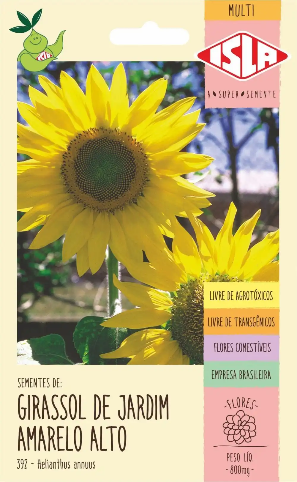 Semente Isla Und Girassol Jardim Amarelo Alto