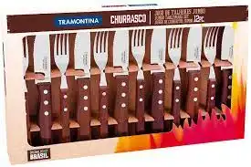 Jogo de Talheres Para Churrasco Dynamic Tramontina 12 Peças