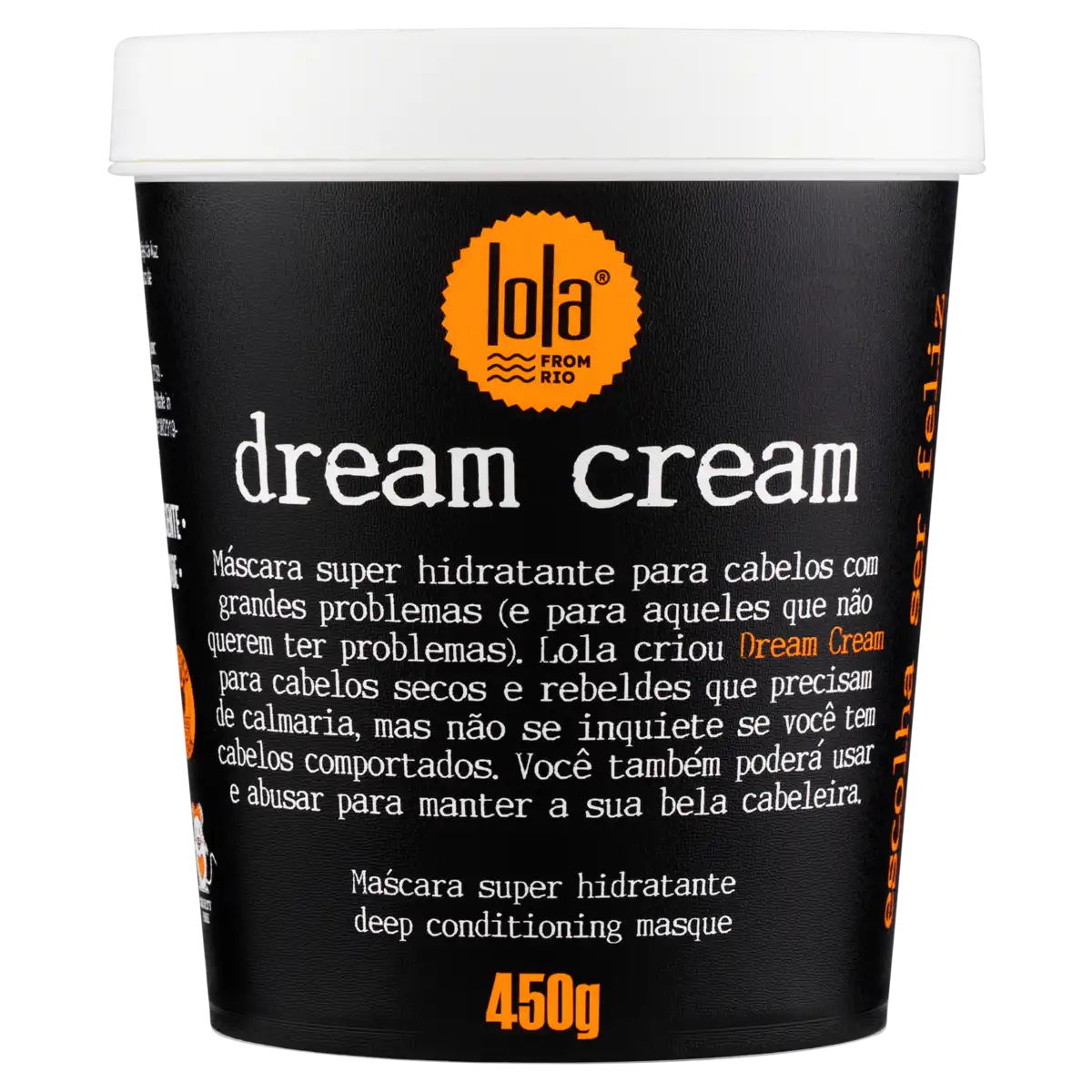 Máscara Super Hidratante Lola from Rio Dream Cream Pote 450g