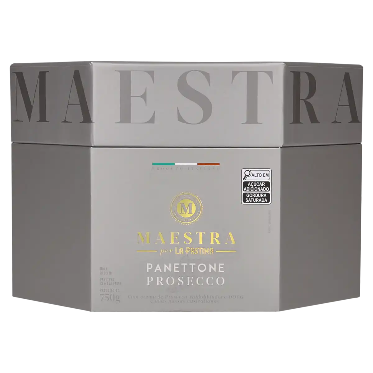 Panettone com Uva-Passa e Prosecco La Pastina Maestra Caixa 750g