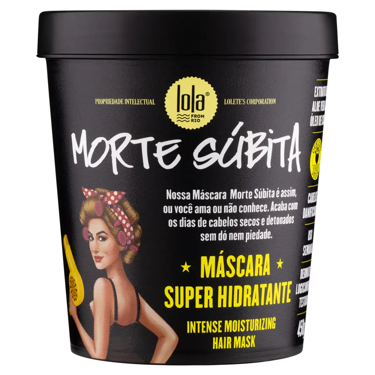 Máscara Super Hidratante Lola from Rio Morte Súbita Pote 450g
