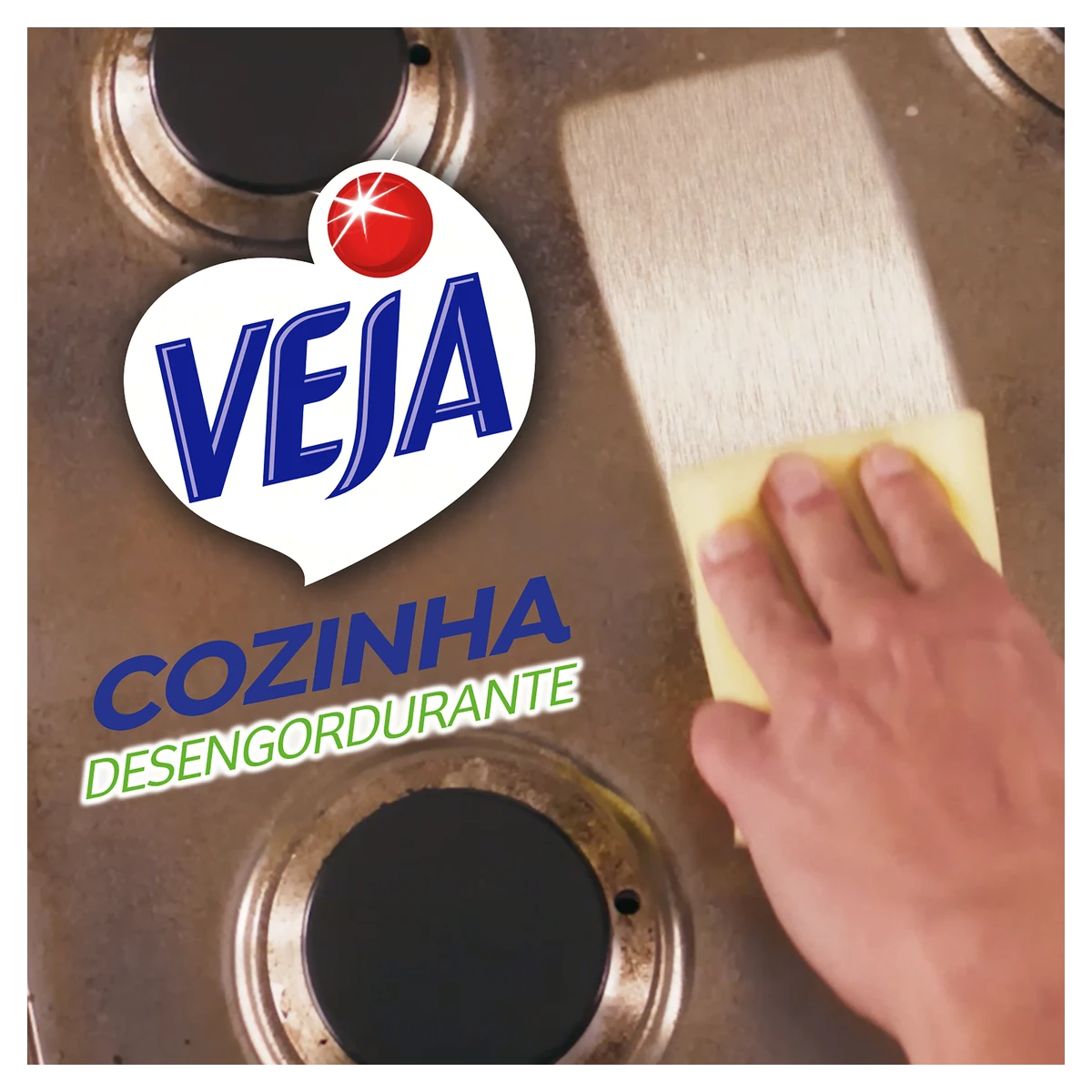 Limpador Desengordurante Cozinha Limão Veja Squeeze 500ml Grátis 20% de Desconto