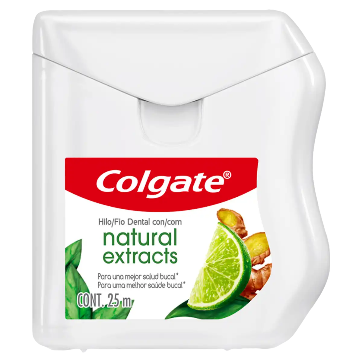 Fio Dental Encerado Citrus e Gengibre Colgate Natural Extracts 25m