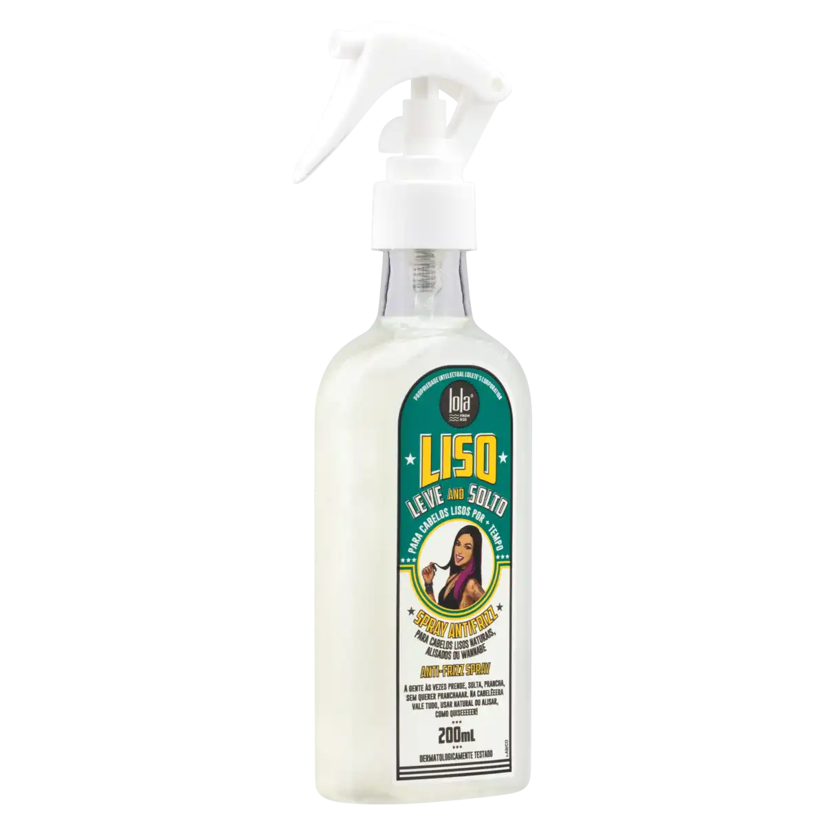 Finalizador Antifrizz Lola from Rio Liso, Leve and Solto Frasco 200ml Borrifador