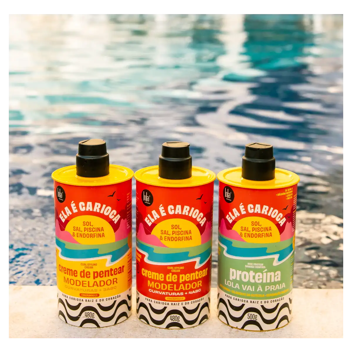 Proteína 3 em 1 Lola from Rio Ela é Carioca Lola Vai à Praia Frasco 500ml