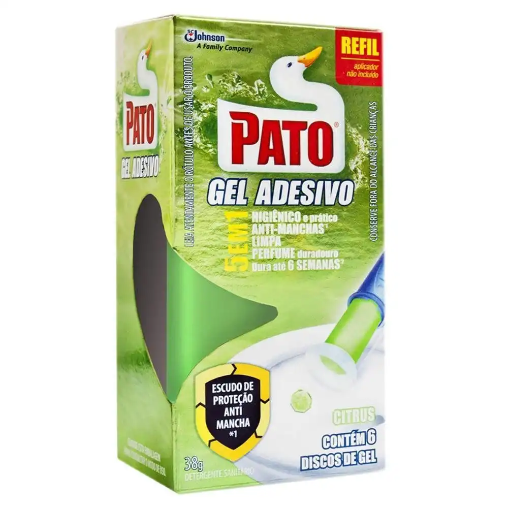 Gel Adesivo Pato Citrus Refil 38g