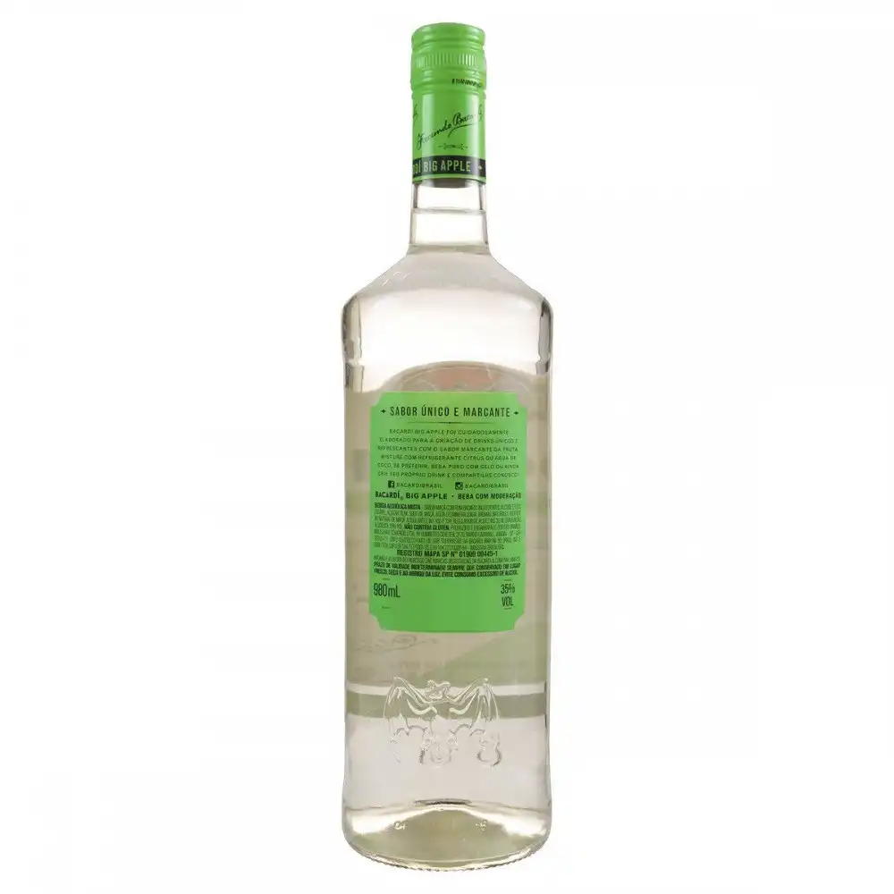 Rum Bacardi 980ml Big Apple