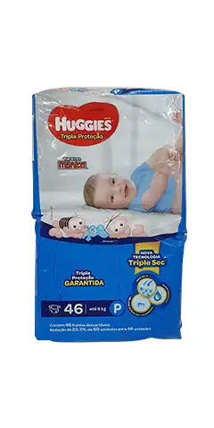 Fralda Huggies 46und Tripla Mega p