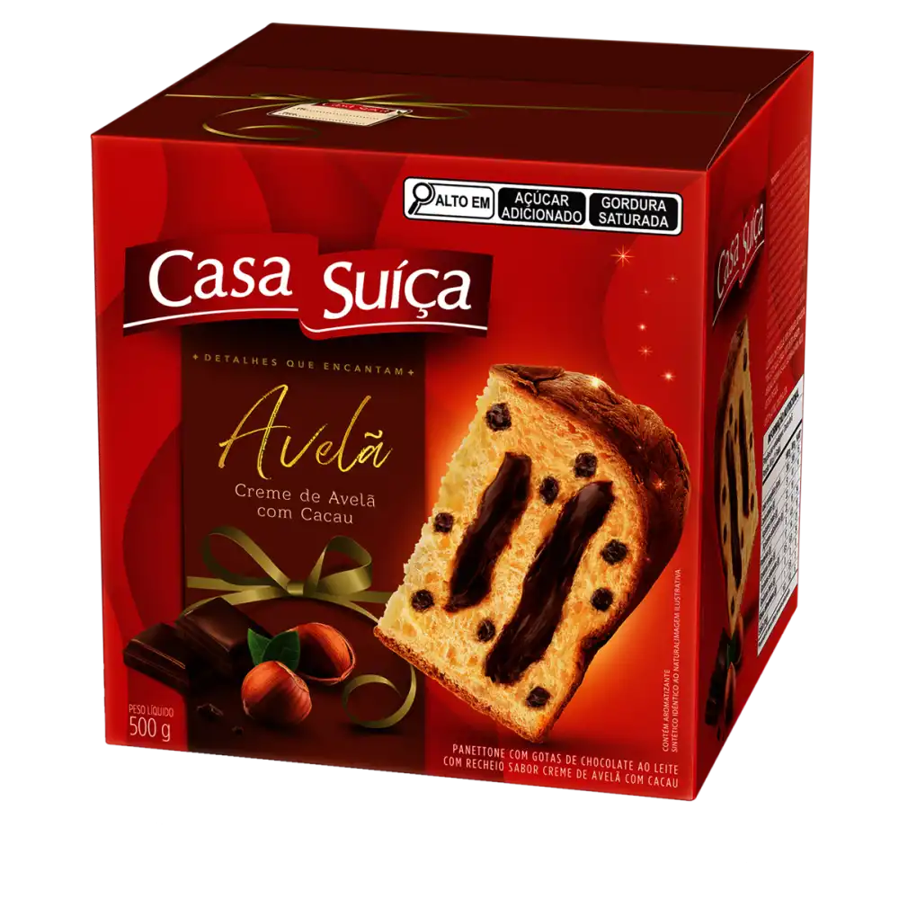 Panetone Casa Suica Avela Cacau
 500g