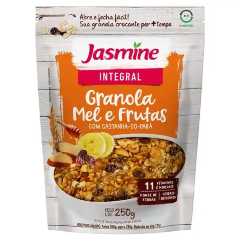 Granola Jasmine 250g Mel e Frutas