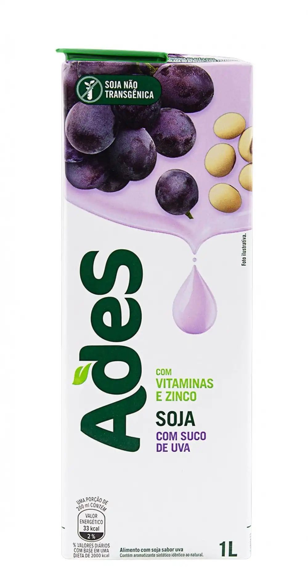 Suco Ades 1lt Uva