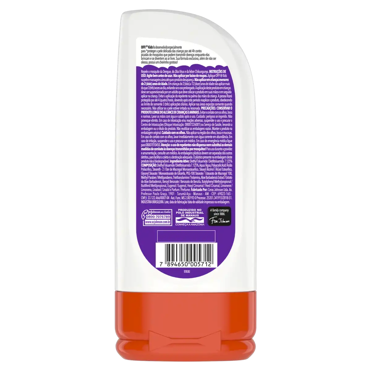 Repelente Loção Off! Kids Squeeze 200ml