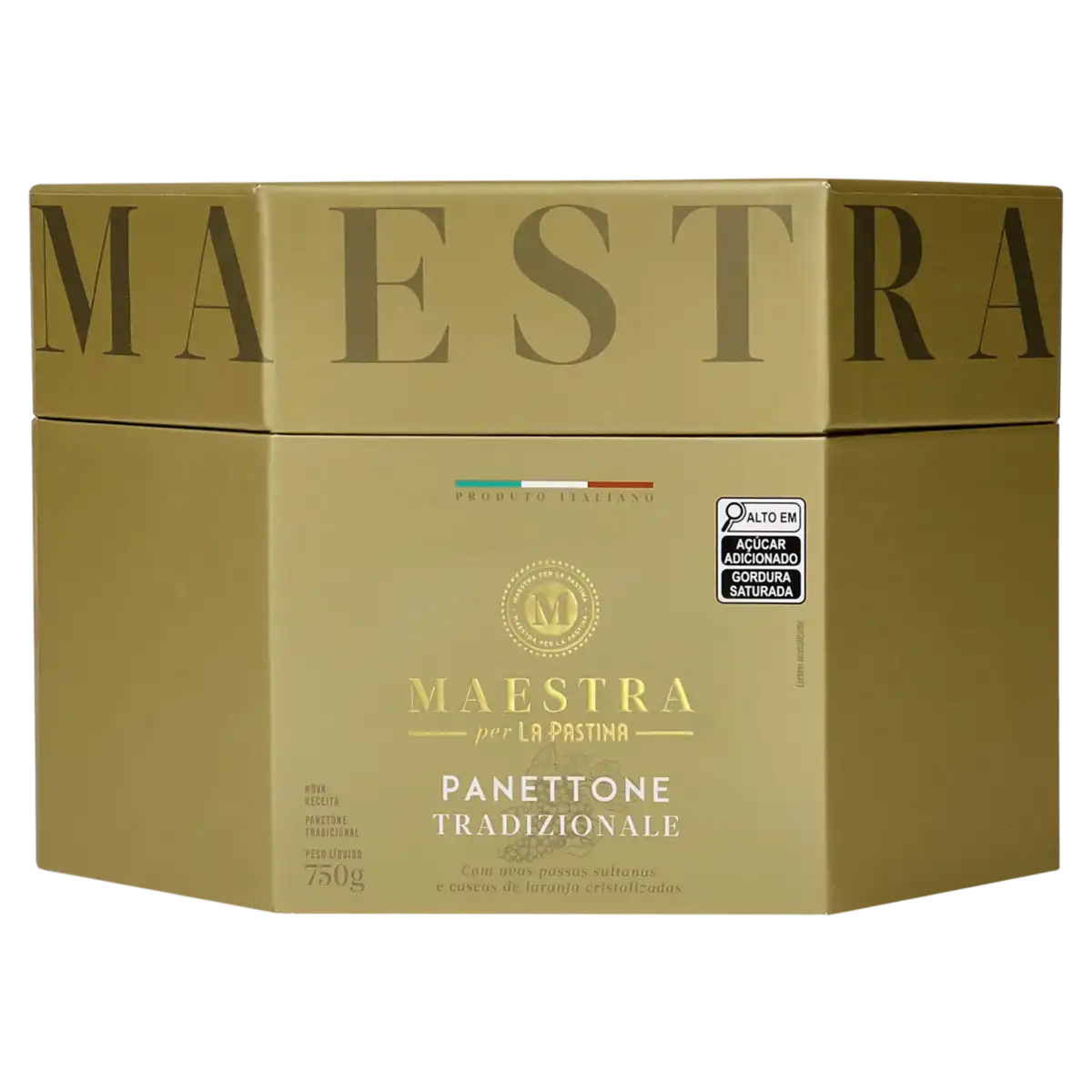Panettone Tradicional La Pastina Maestra Caixa 750g