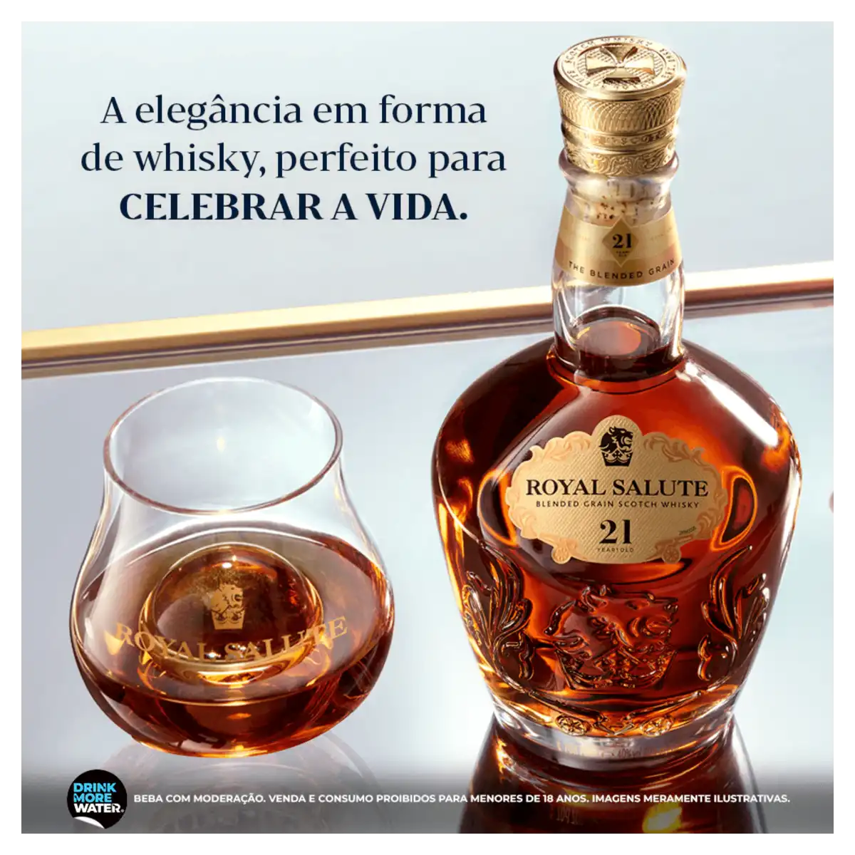 Whisky Escocês Blended Royal Salute The Blended Grain Garrafa 700ml