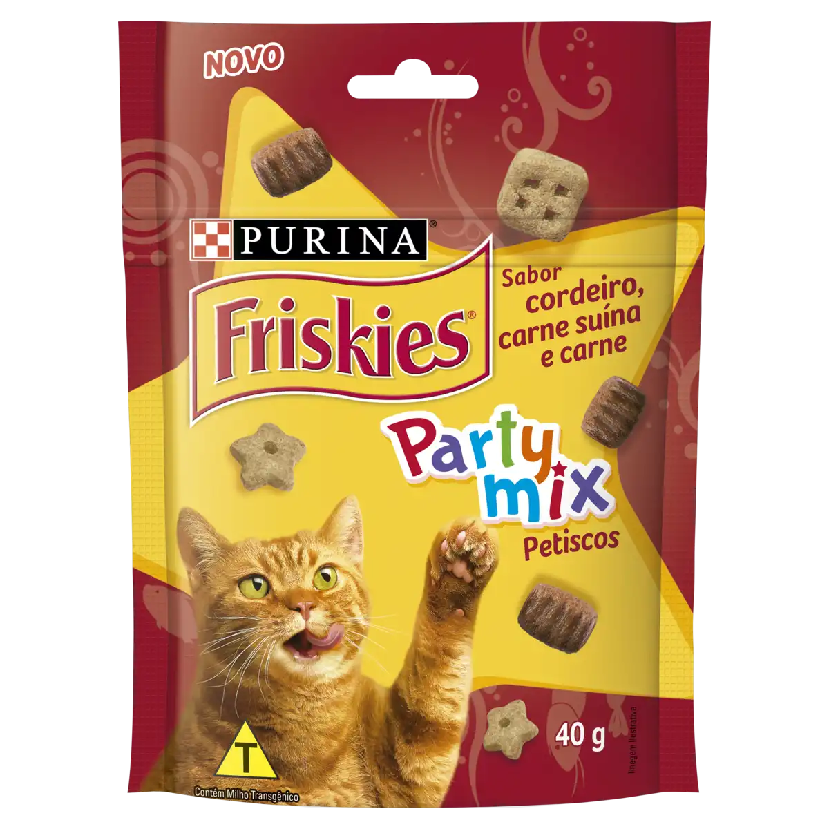 Petisco Friskies 40g Gatos Carne