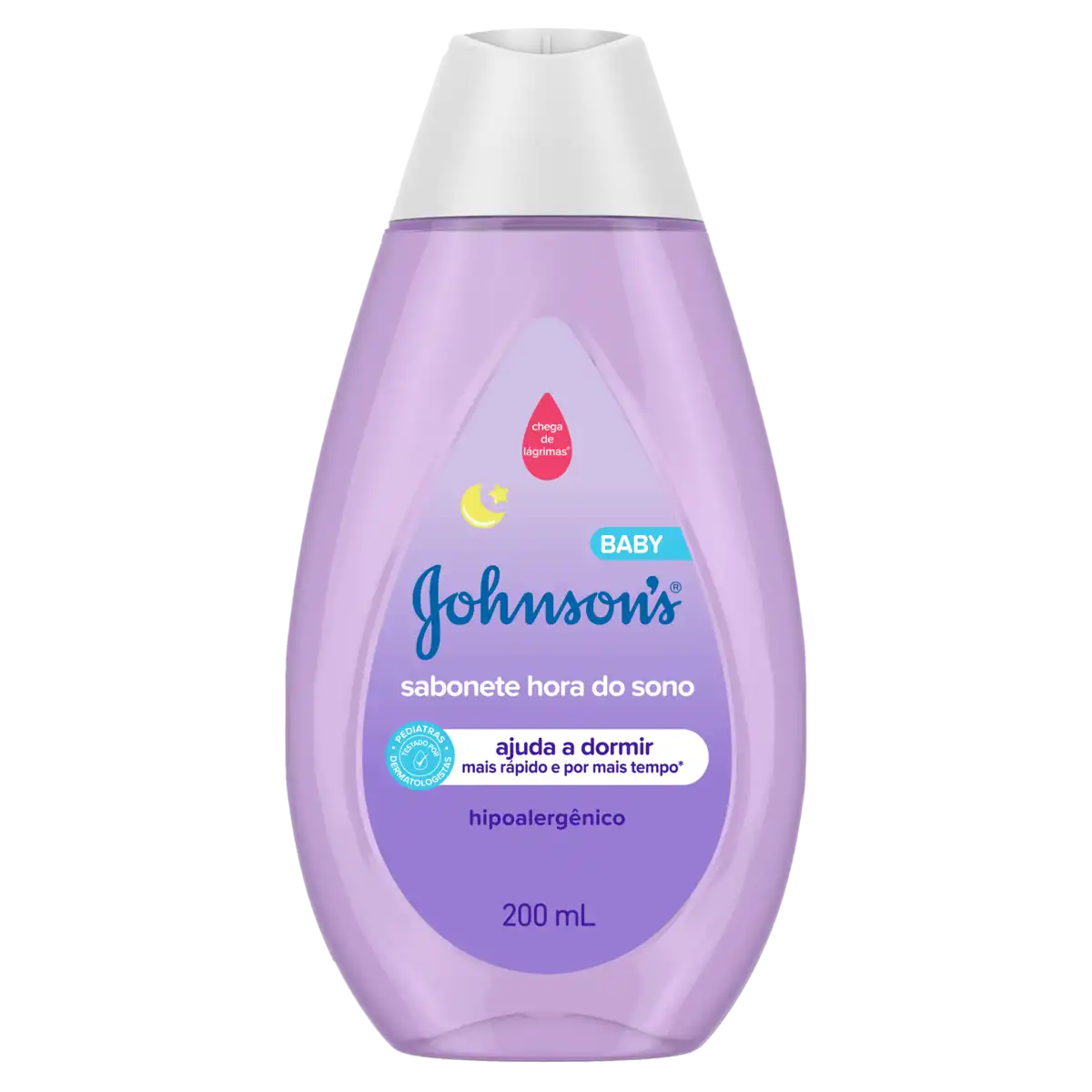 Sabonete Líquido da Cabeça aos Pés Johnson's Baby Hora do Sono Frasco 200ml