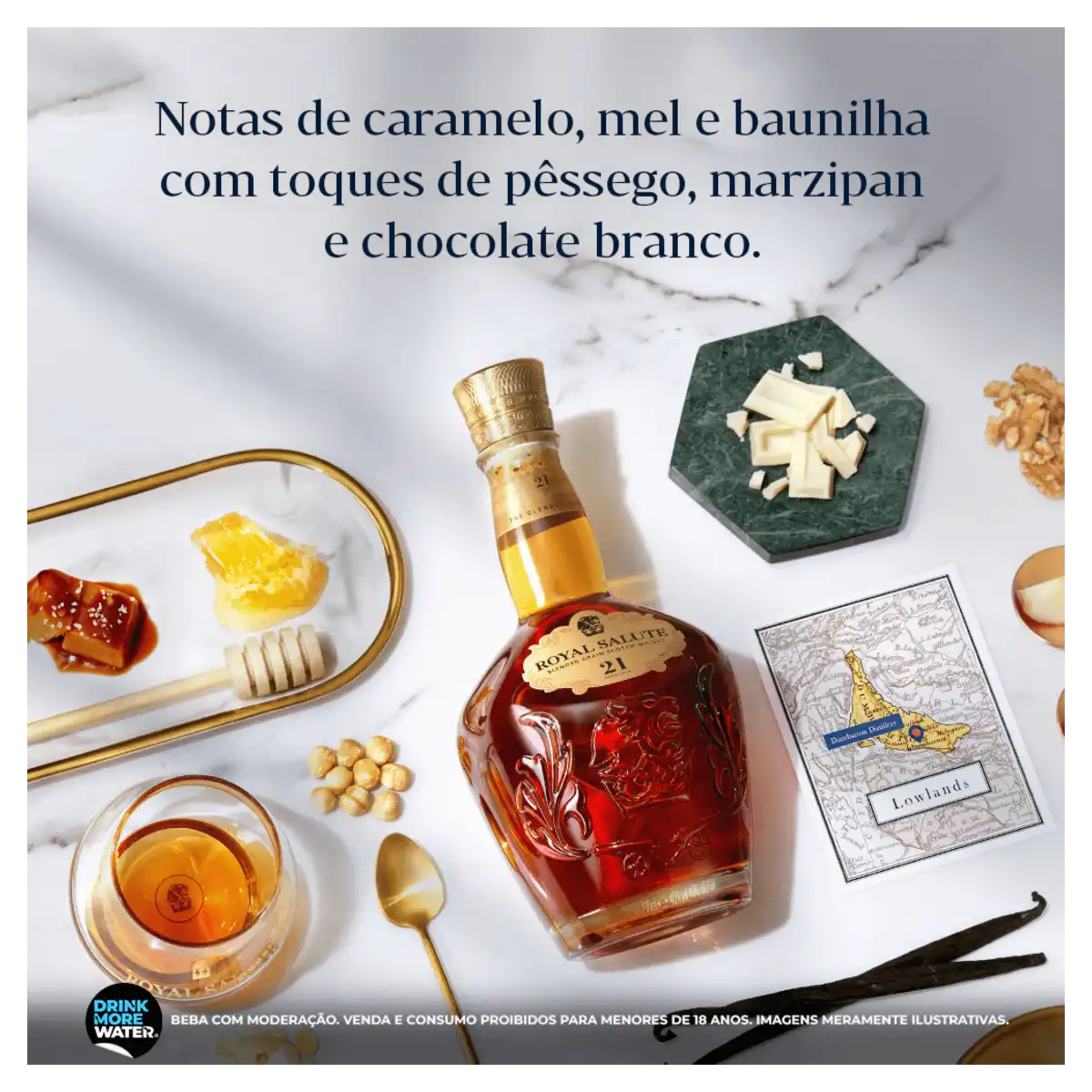 Whisky Escocês Blended Royal Salute The Blended Grain Garrafa 700ml