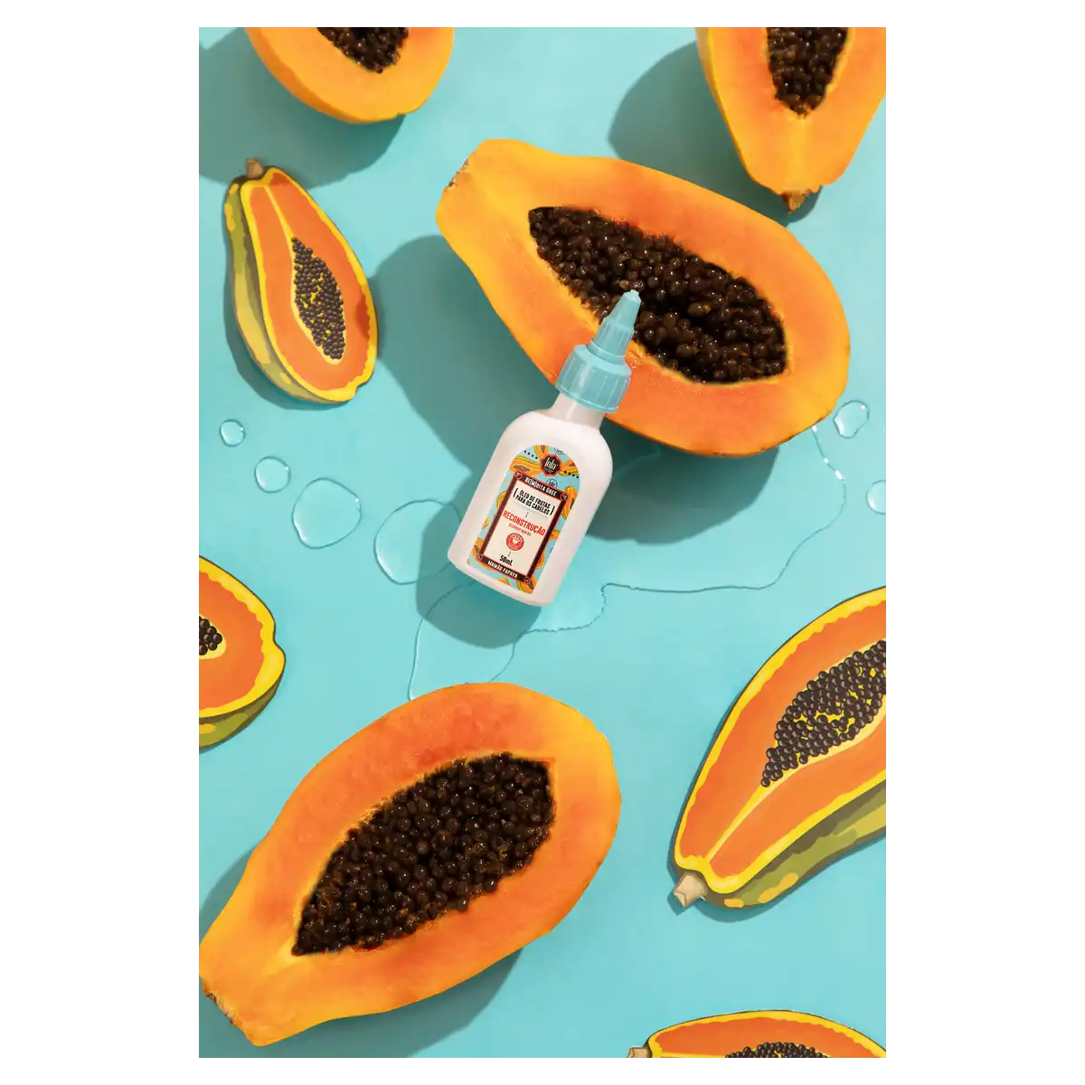 Óleo Reconstrução de Mamão Papaya Lola from Rio Be(M)dita Ghee Frasco 50ml