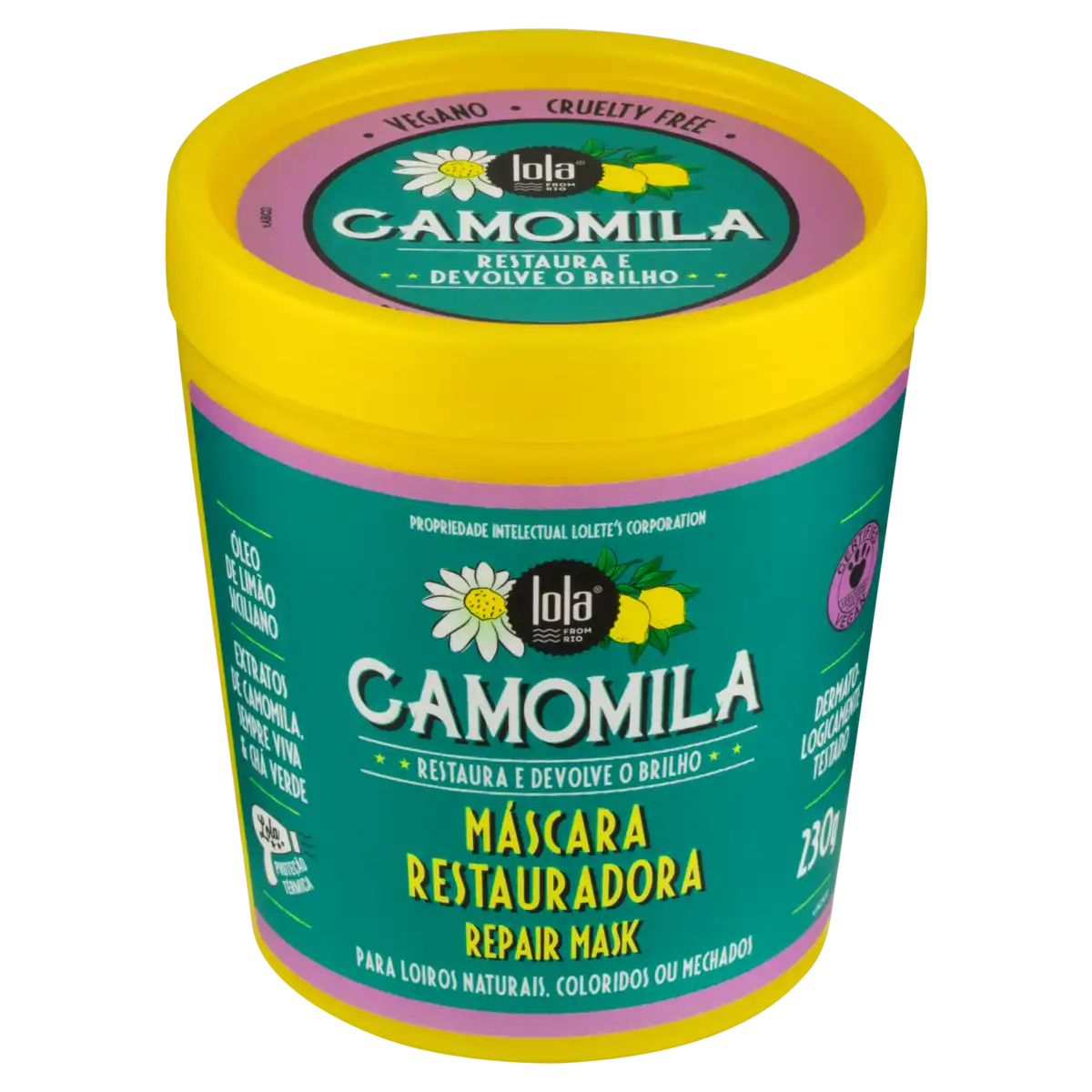 Máscara Restauradora Lola from Rio Camomila Pote 230g