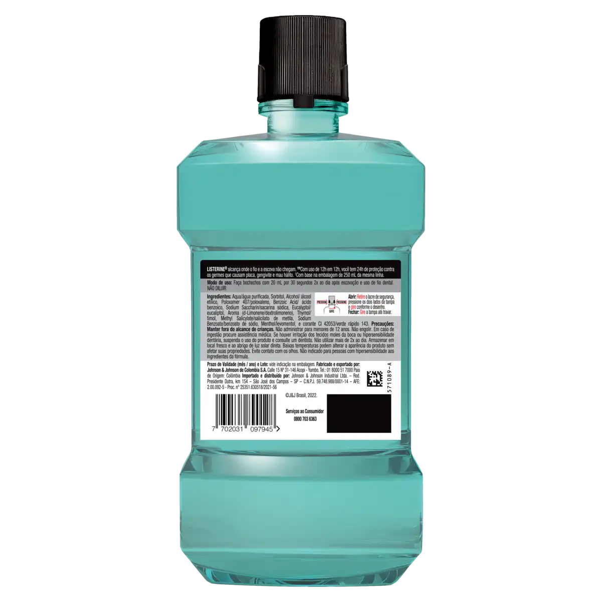 Antisseptico Bucal Listerine 1lt Cool Mint