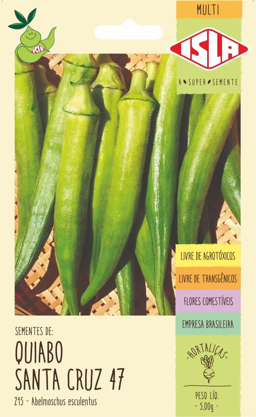 Semente Isla Und Quiabo Santa Cruz 47