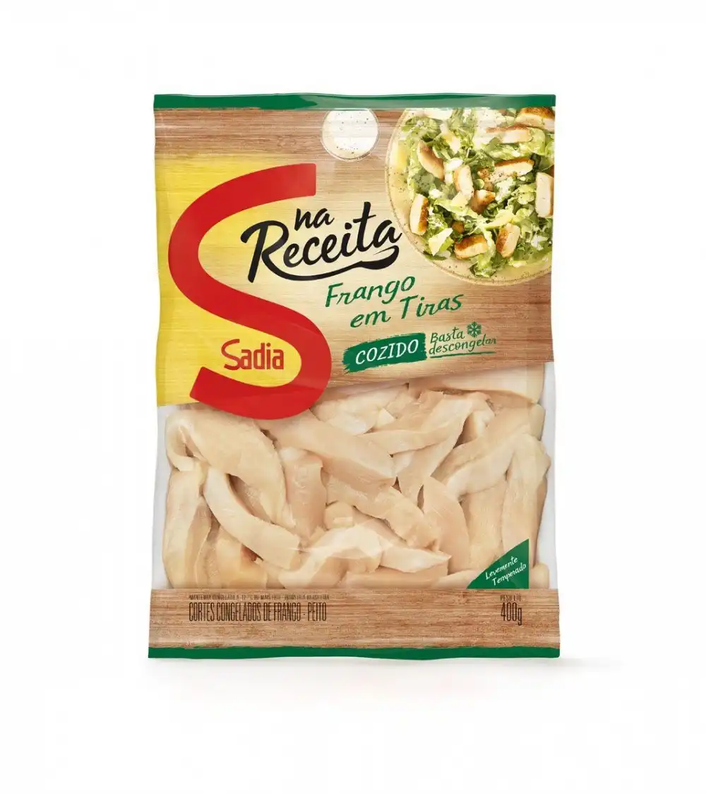 Frango Em Tiras Temperado E Cozido Sadia 400g