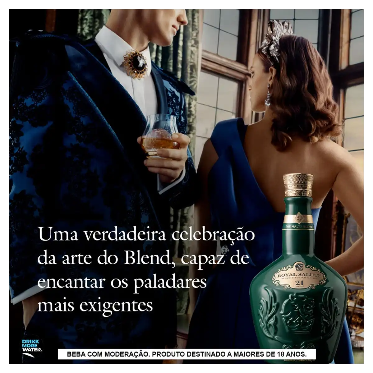 Whisky Escocês Blended Royal Salute The Malts Blend Garrafa 700ml
