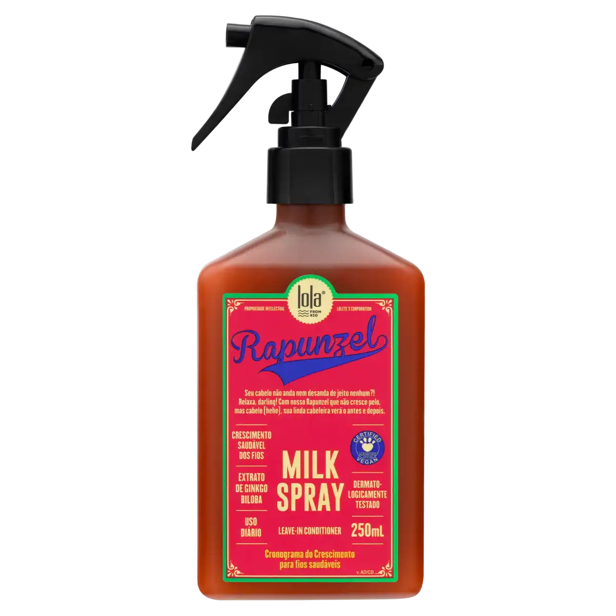 Finalizador Leave-In Lola from Rio Rapunzel Frasco 250ml Borrifador