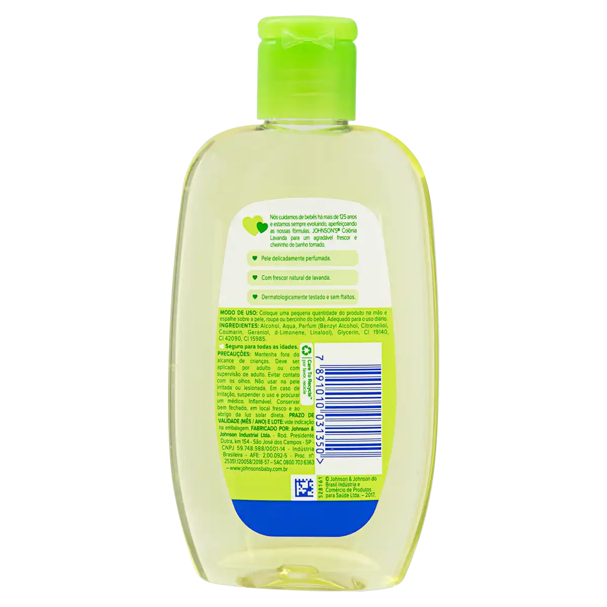Colônia Lavanda Johnson's Baby Frasco 200ml