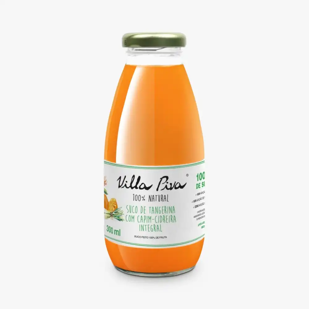Suco Villa Piva de tangerina com capim-cidreira 300ml