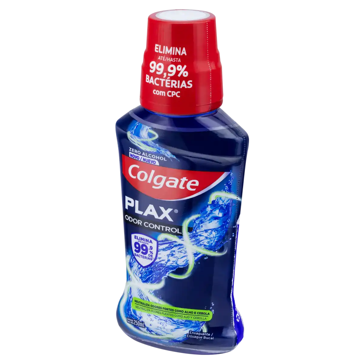 Enxaguante Bucal Zero Álcool Colgate Plax Odor Control Frasco 250ml