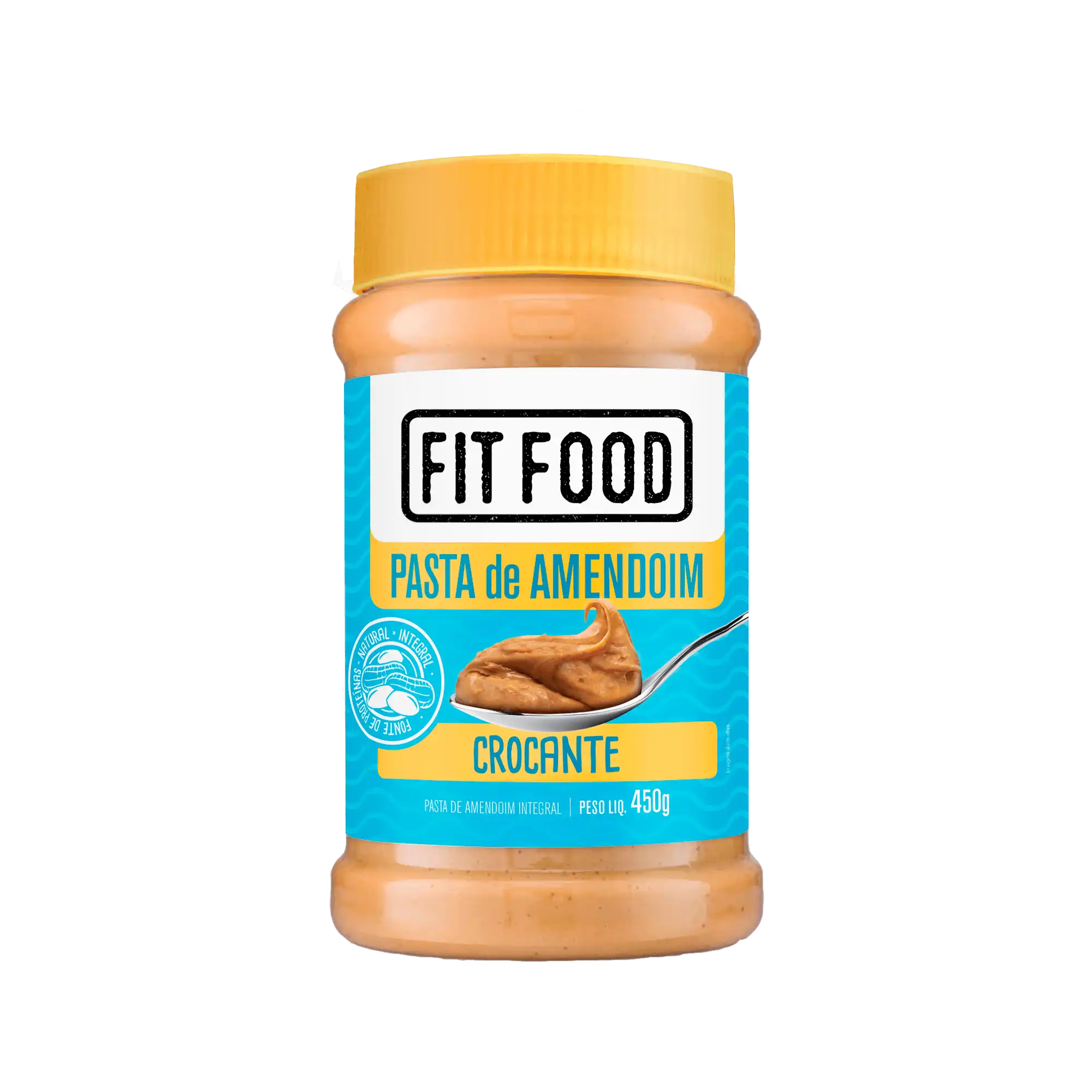 Pasta Amendoim Fit Food 450g Crocante