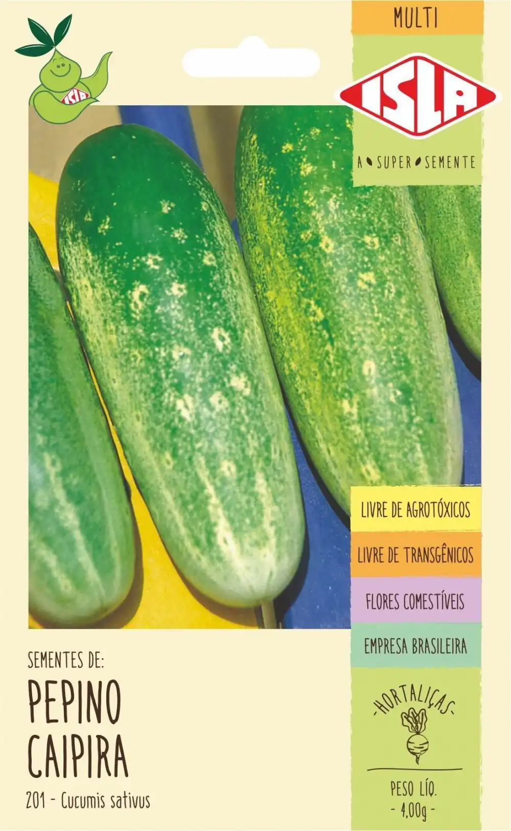 Semente Isla Und Pepino Caipira