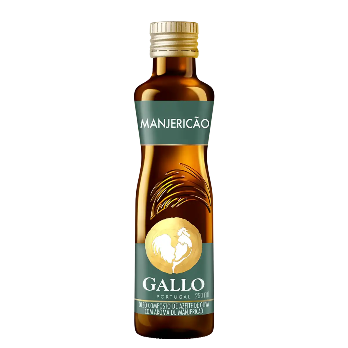 Óleo Composto de Azeite de Oliva Português Manjericão Gallo Vidro 250ml