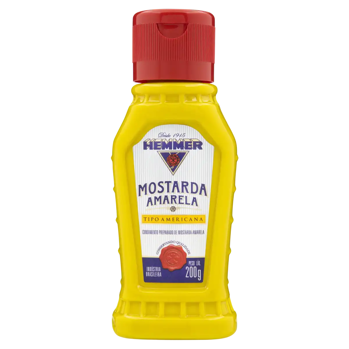 Mostarda Amarela Americana Hemmer Squeeze 200g