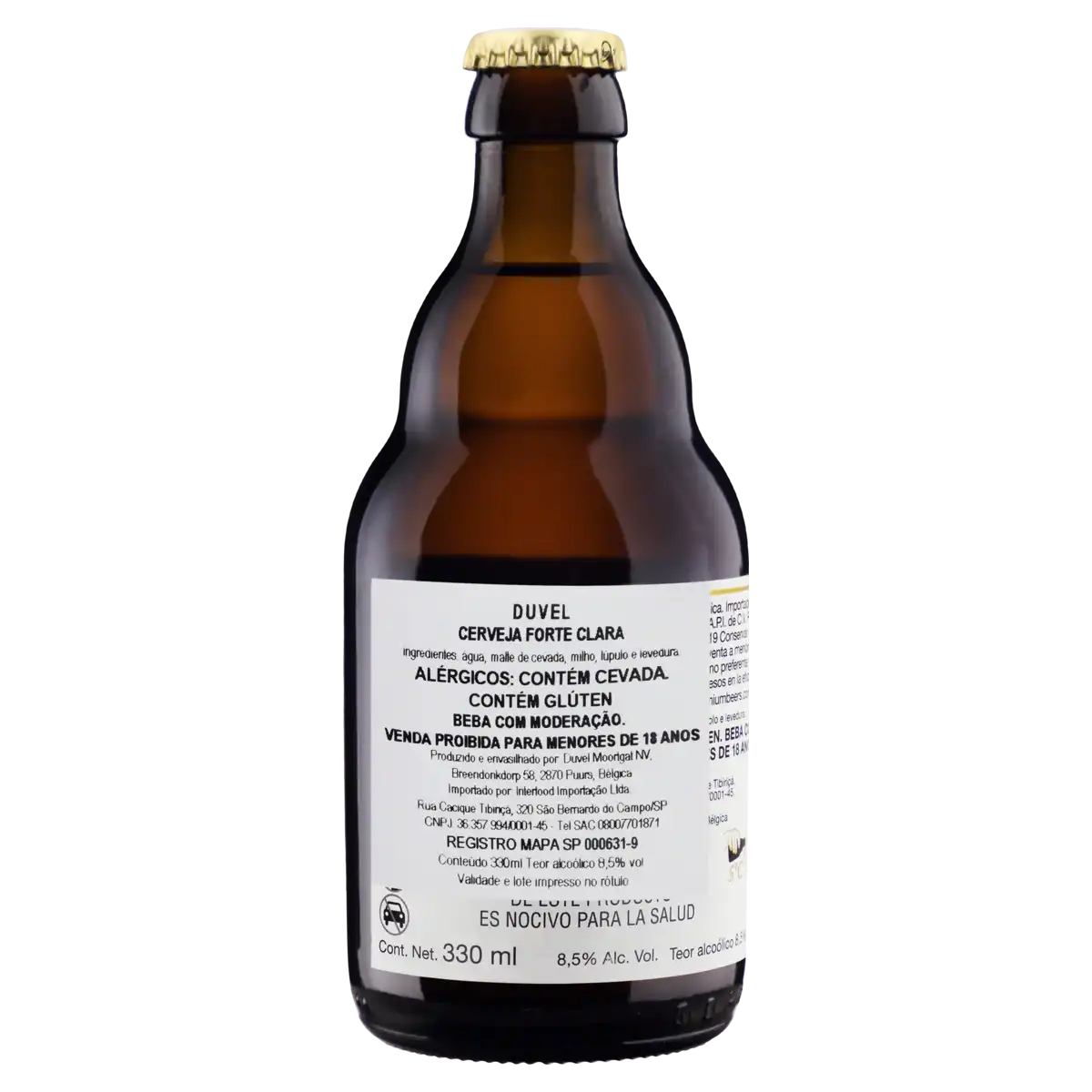 Cerveja Duvel Garrafa 330ml