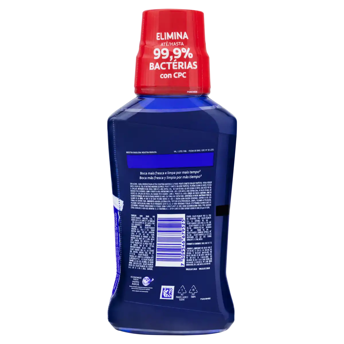 Enxaguante Bucal Zero Álcool Colgate Plax Odor Control Frasco 250ml