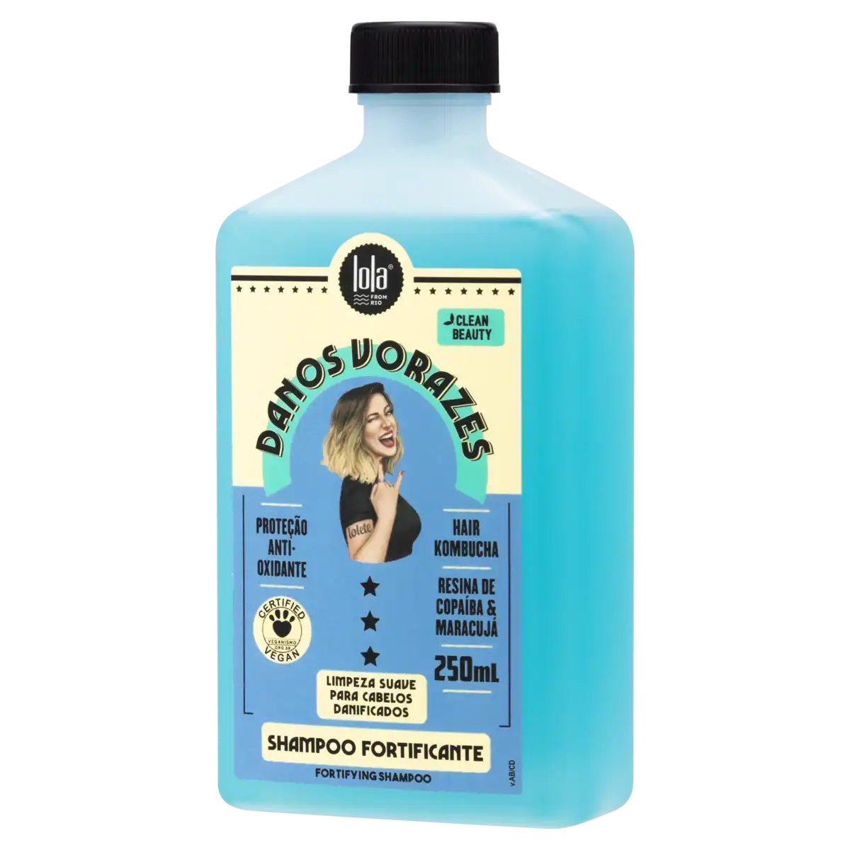 Shampoo Fortificante Lola from Rio Danos Vorazes Frasco 250ml