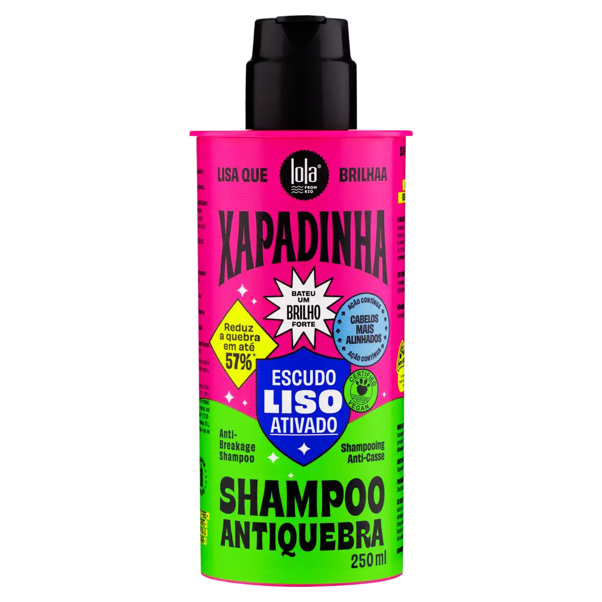 Shampoo Antiquebra Lola from Rio Xapadinha Frasco 250ml