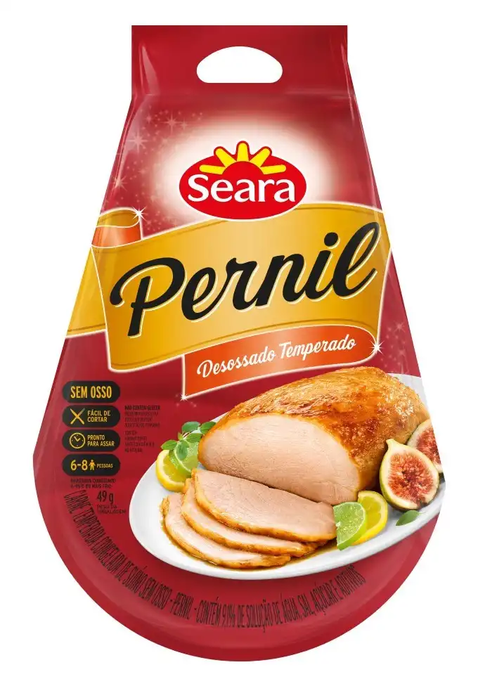 Pernil sem Osso Temperado Seara Congelado