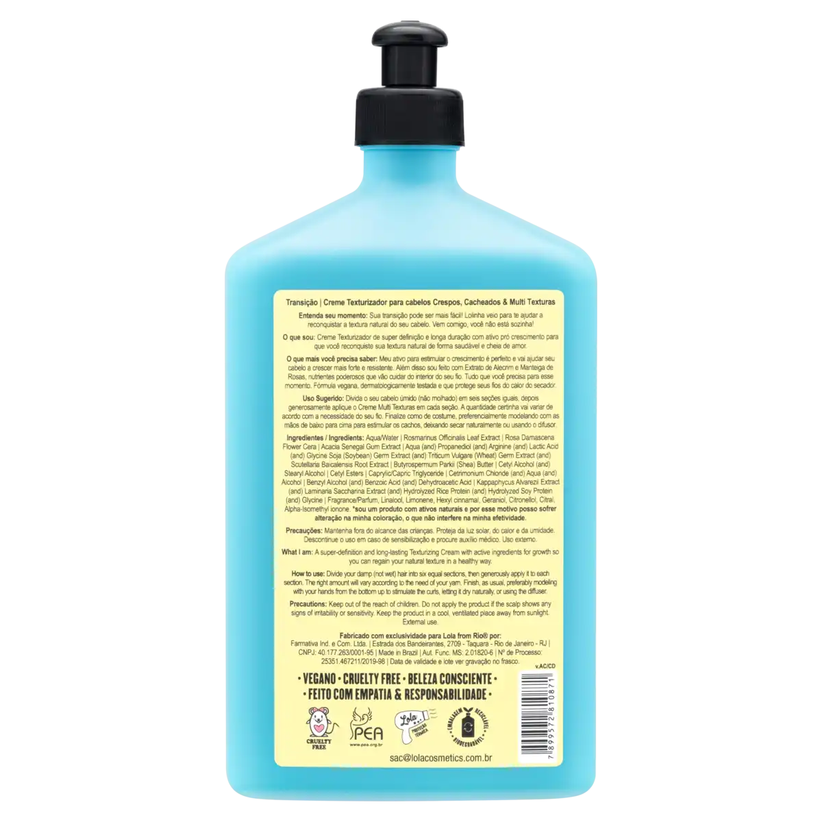Texturizador Lola from Rio Transição Frasco 500g