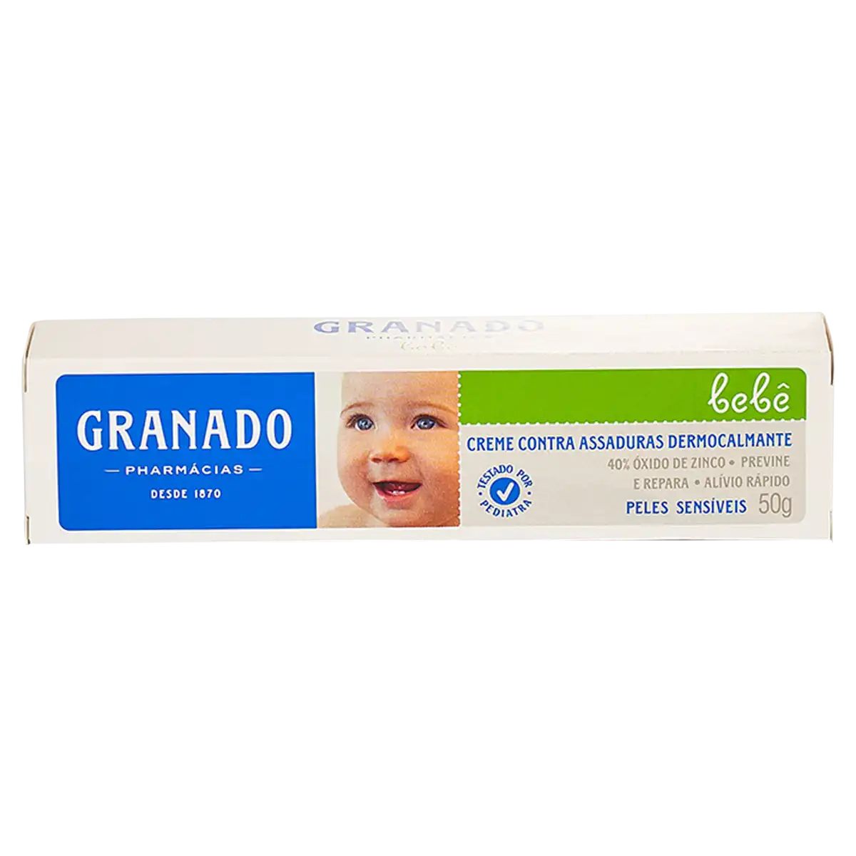 Creme Preventivo de Assaduras Dermocalmante Granado Bebê Caixa 50g