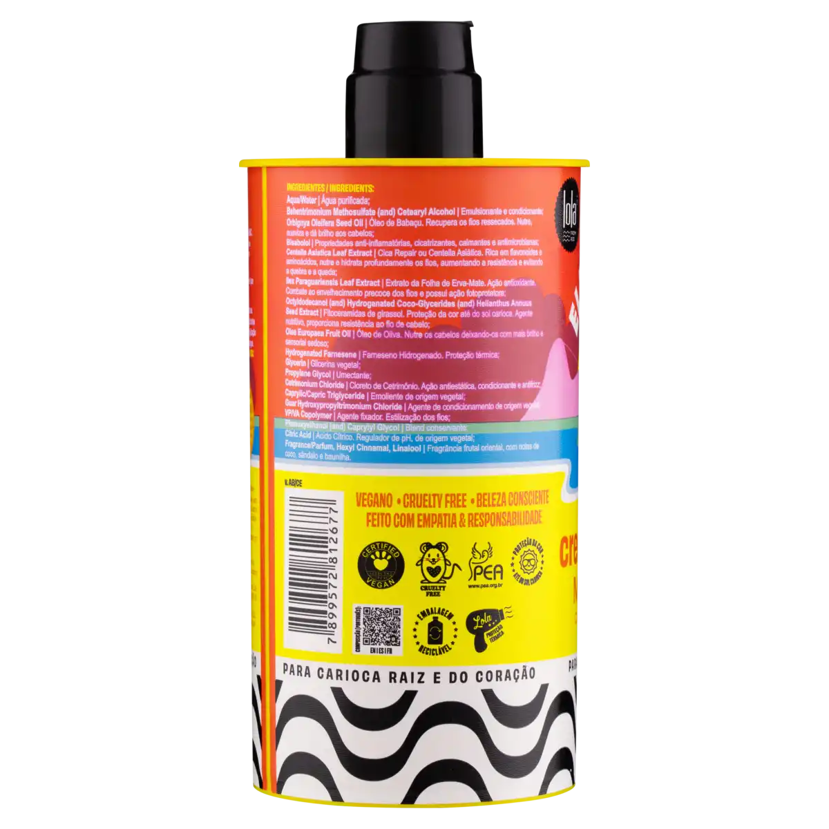 Creme para Pentear Lola from Rio Ela é Carioca Frasco 480g