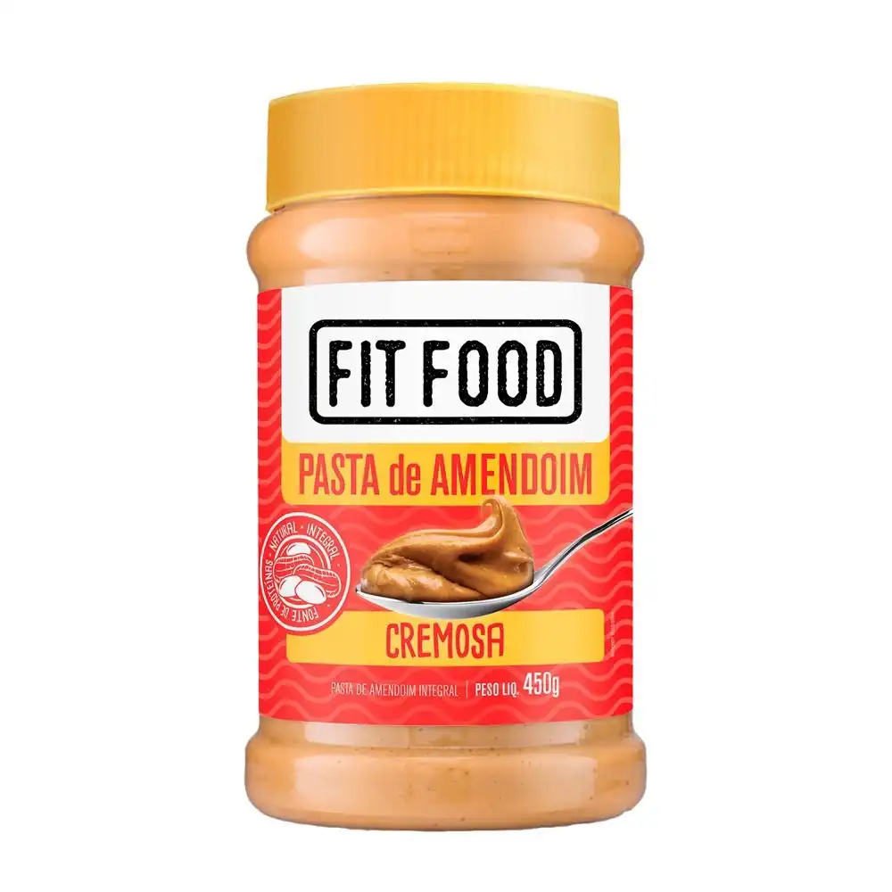Pasta Amendoim Fit Food 450g Cremosa